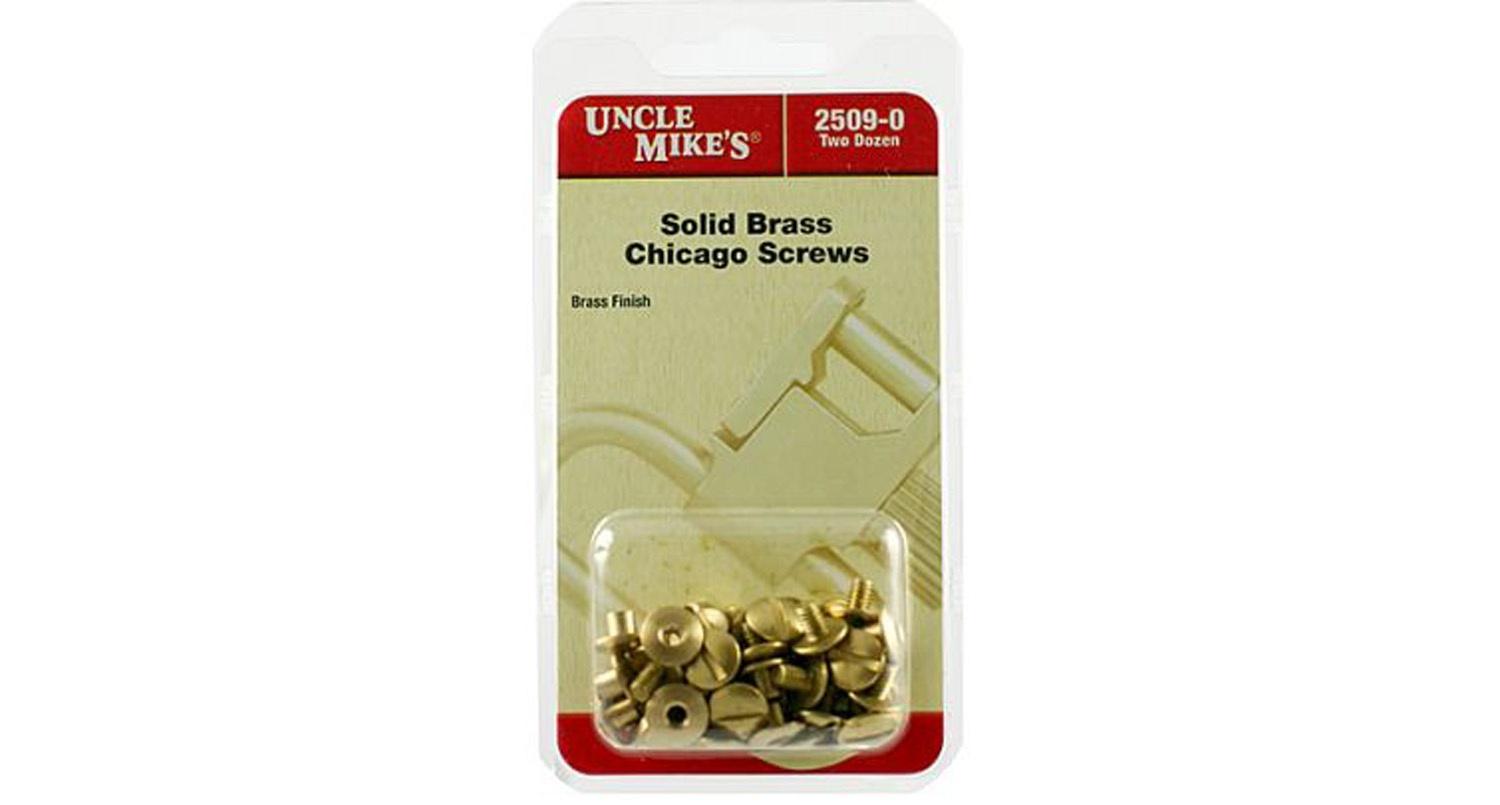 Michaels Of Oregon Shooting|Sling Accessories Michaels Of Oregon Uncle Mike's Chicago Brass Screws - 24 Pack