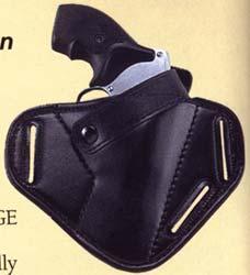 Michaels Of Oregon Shooting|Gun Holsters Michaels Of Oregon Uncle Mike's Sidekick Super Belt Slide Holsters Black Fits 2" Small Frame 5-Shot Revolvers