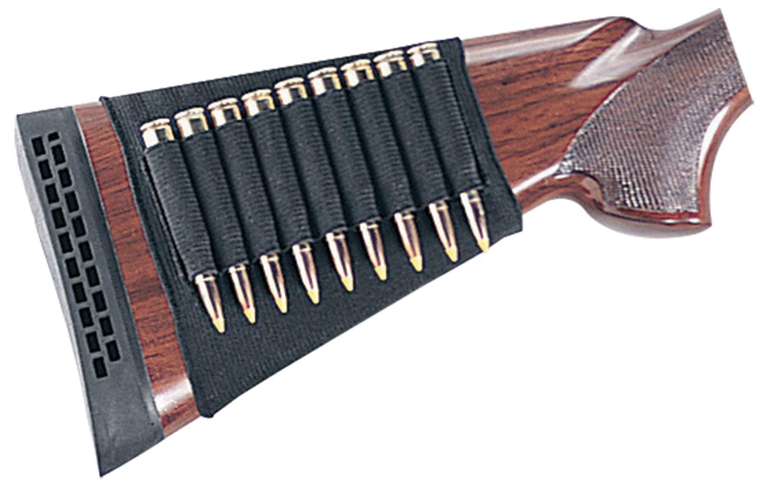 Michaels Of Oregon Cartridge Holders Michaels Of Oregon Uncle Mike's Plain Black Cartridge Rifle Buttstock