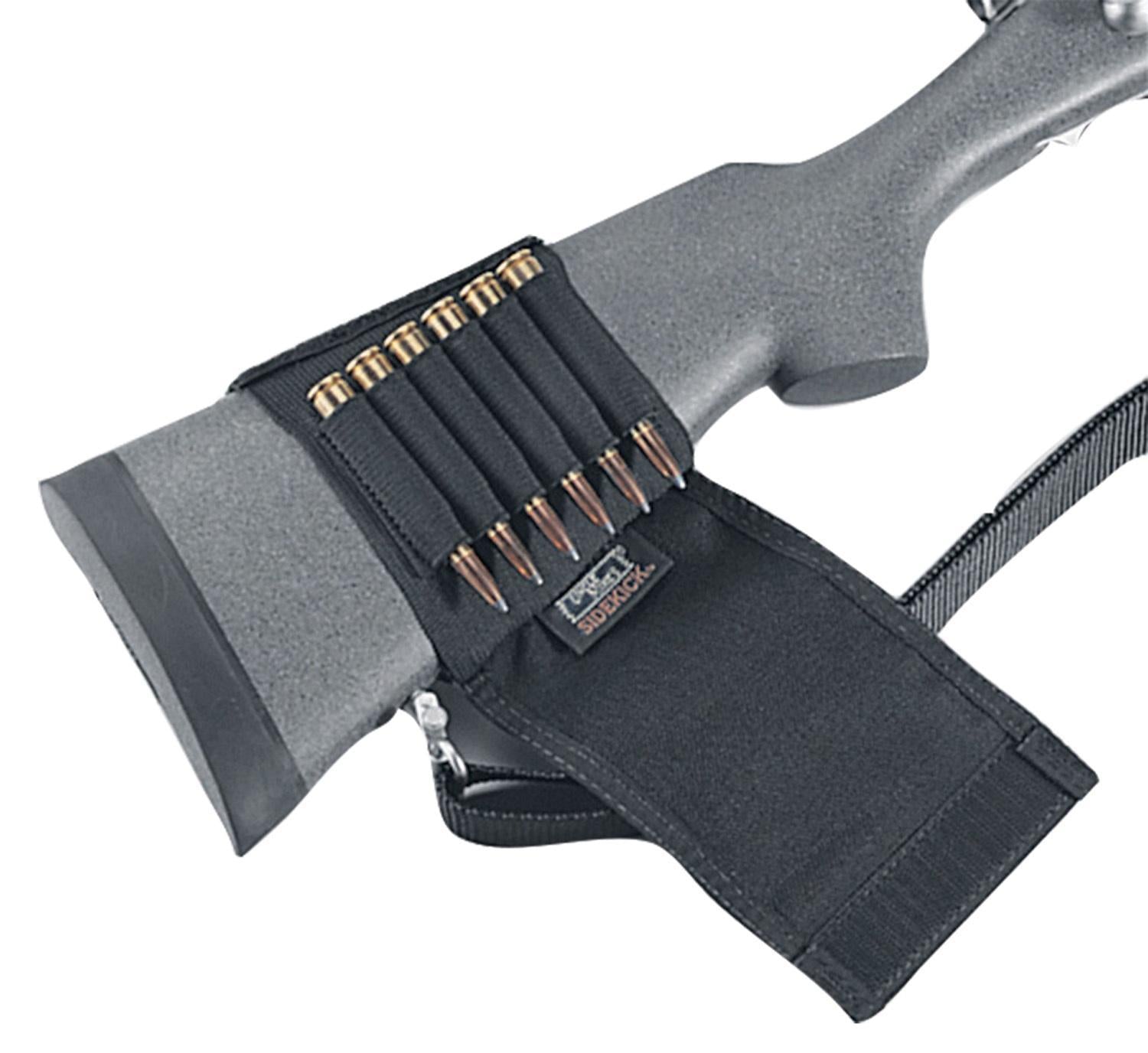 Michaels Of Oregon Cartridge Holders Michaels Of Oregon Uncle Mike's Plain Black Cartridge Holder Rifle Buttstock