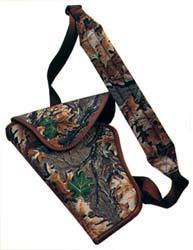Michaels Of Oregon Gun Holsters Michaels Of Oregon Uncle Mike's Scoped Bandolier Hunting Holsters Black - 6" - 7-1/2" Barrel Sgl. Act. Rev