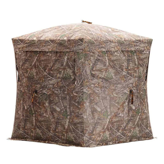 Rhino Blinds Ground Blinds Rhino Blinds Right Handino Blinds R180 Ground Blind Realtree Edge