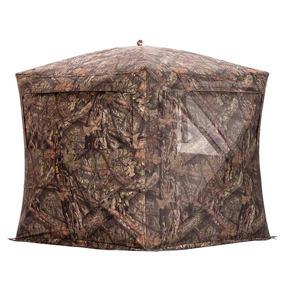 Rhino Blinds Ground Blinds Rhino Blinds Right Handino 180 Pro FD Blind with Full Door Mossy Oak Country