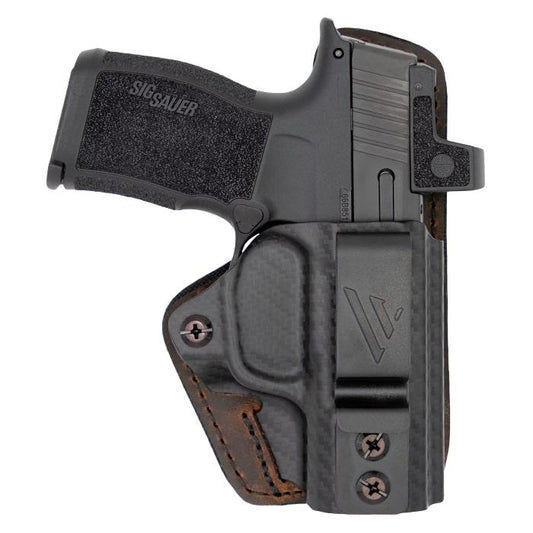 Versacarry By Sitzco Llc. Gun Holsters Versacarry By Sitzco Llc. Versacarry Comfort Flex Custom IWB Holster Right Hand for Sig Sauer P365 Brown