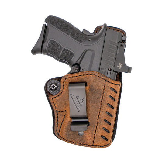 Versacarry By Sitzco Llc. Gun Holsters Versacarry By Sitzco Llc. Versacarry Comfort Flex Deluxe IWB Holster Right Hand Size 4 Brown