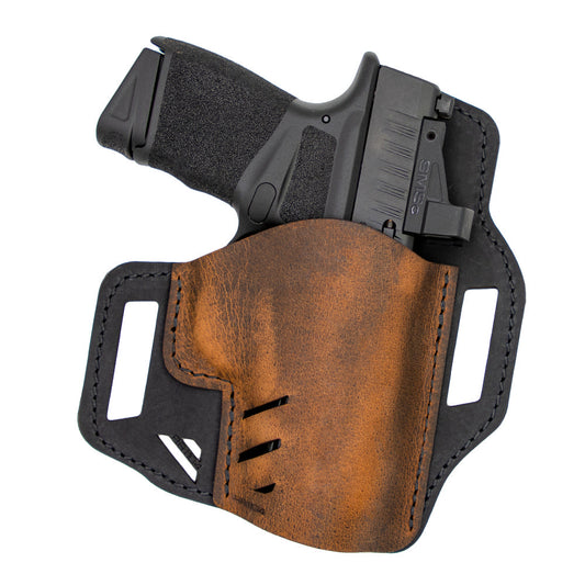 Versacarry By Sitzco Llc. Gun Holsters Versacarry By Sitzco Llc. Versacarry Rough Rider OWB Holster Size 4 Brown Right Hand