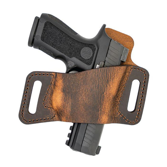 Versacarry By Sitzco Llc. Gun Holsters Versacarry By Sitzco Llc. Versacarry Protector S1 Holster (Standard) OWB Sz3 Brown Right Hand