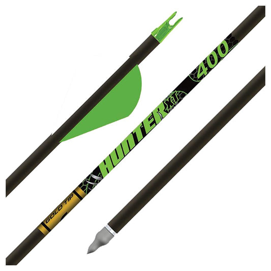 Gold Tip Arrows Gold Tip Gold Tip Hunter XT 400 2in Raptor Vanes - 1/2dz