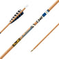 Gold Tip Arrows Gold Tip Gold Tip Traditional XT Arrows - 400 - 5" Barred Feathers - 1/2 dozen