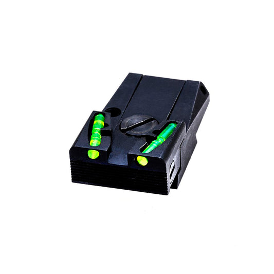 Hiviz Fiber Optic Sights Hiviz HIVIZ Adjustable Rear Sight for Ruger Mark I II III and IV pistols.