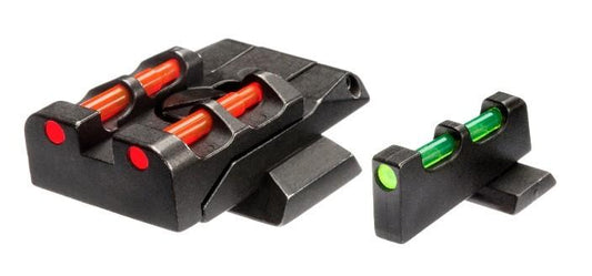 Hiviz Fiber Optic Sights Hiviz HIVIZ Interchangeable Front & Rear Sight Set for Smith&Wesson M&P pistols.