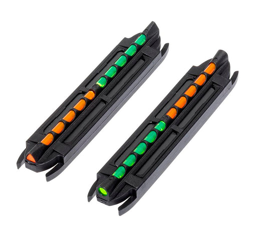 Hiviz Shotgun Sights Hiviz HIVIZ Two-In-One Magnetic Shotgun Sight with Green & Orange LitePipe