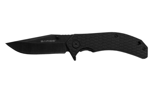 Sarge Knives Knives &amp; Edged Tools|Knives Sarge Knives Sarge Knives Shadow - Stonewashed Swift Assist Folding Knife