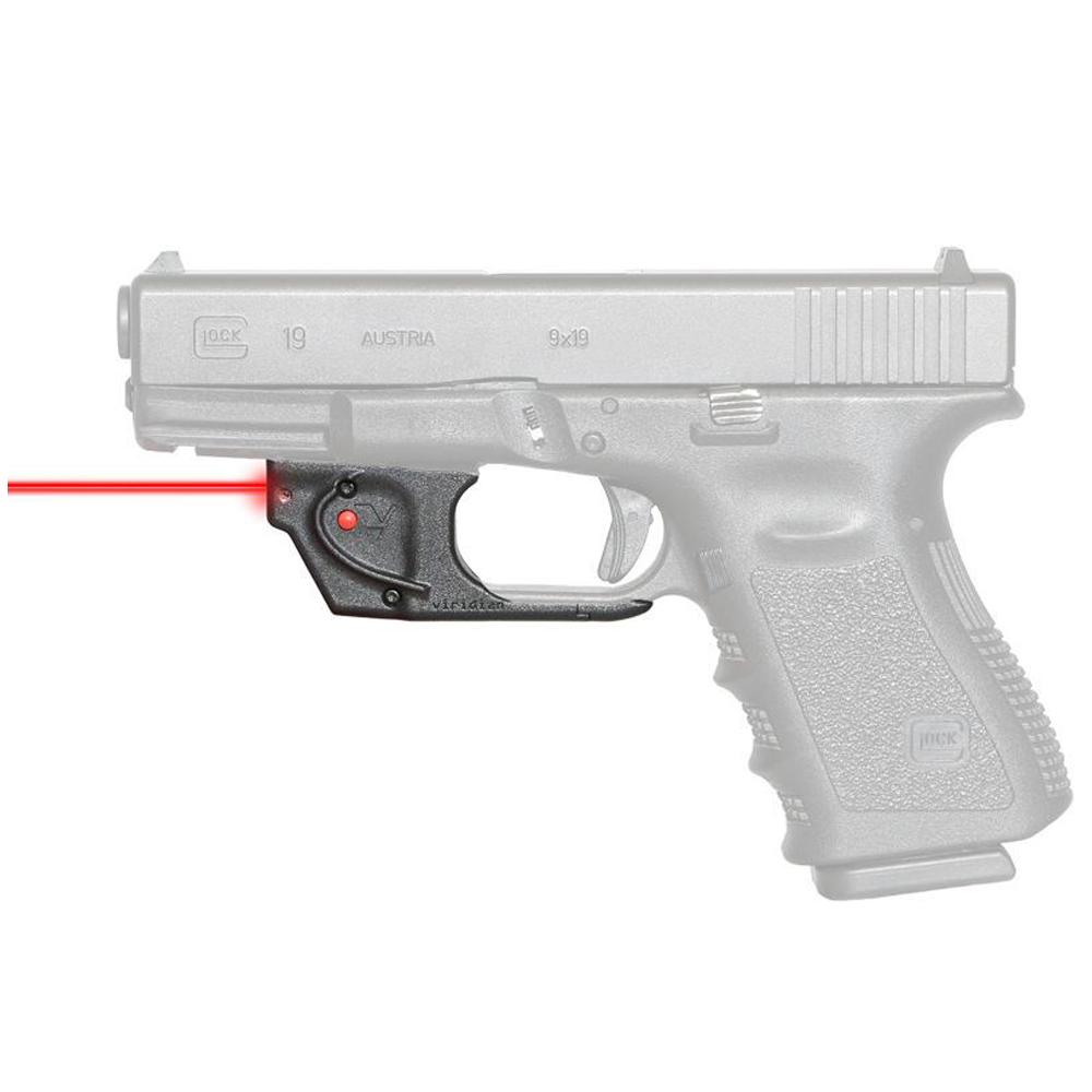 Viridian Green Laser Laser Sights Viridian Green Laser Viridian E Series Red Laser Sight for Glock 22/23/17/19 Black