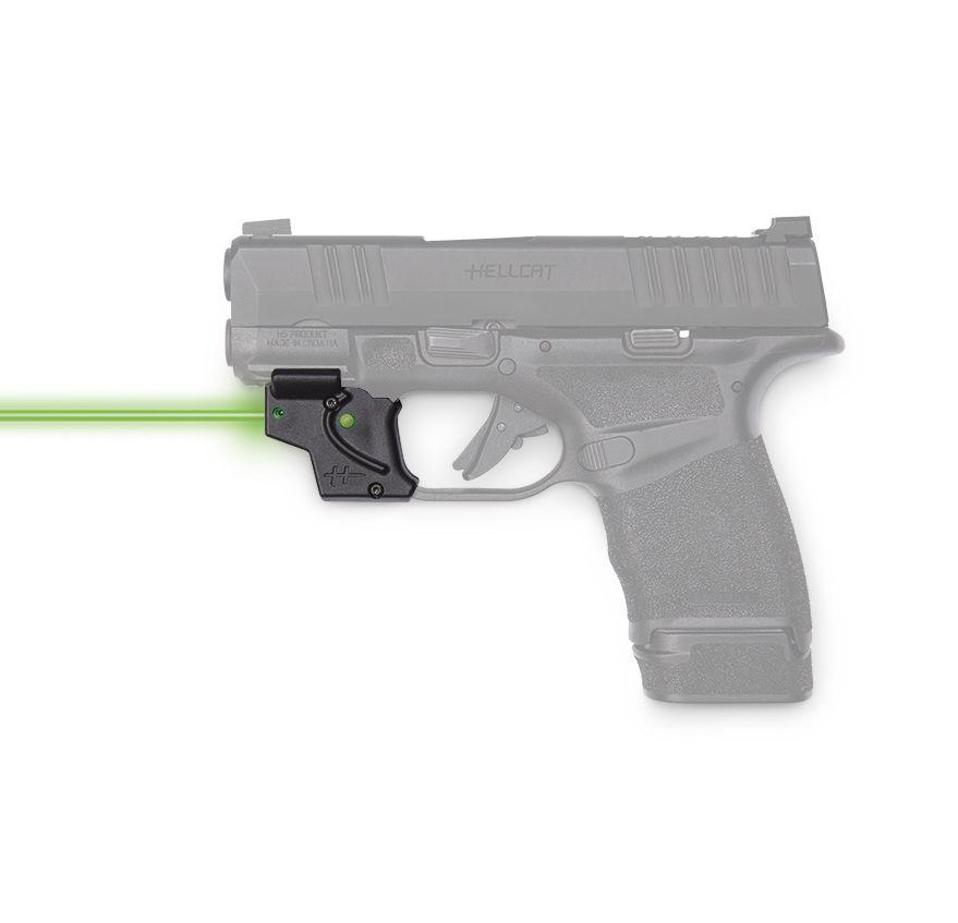 Viridian Green Laser Laser Sights Viridian Green Laser Viridian Essential Green Laser Sight for Springfield Hellcat Black