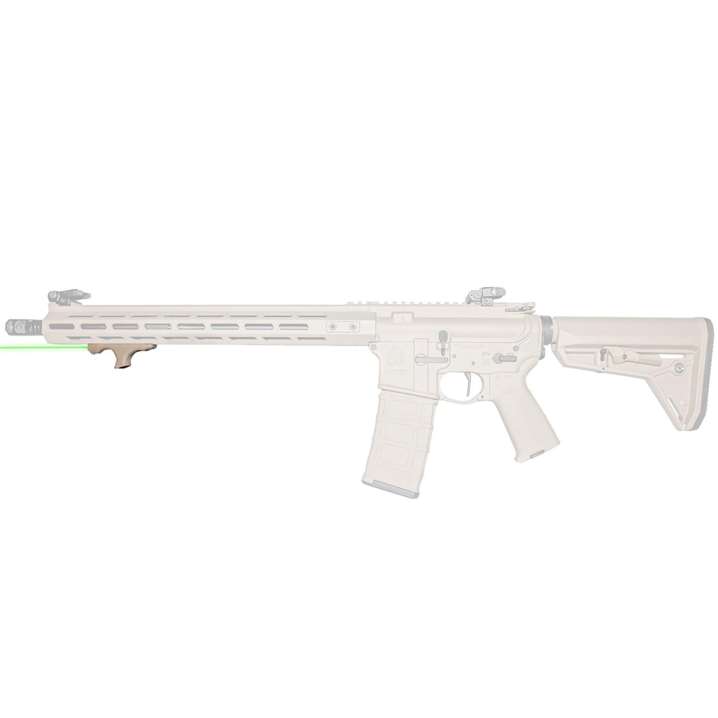 Viridian Green Laser Laser Sights Viridian Green Laser Viridian HS1 FDE Handstop with Green Laser M-Lok Mounting