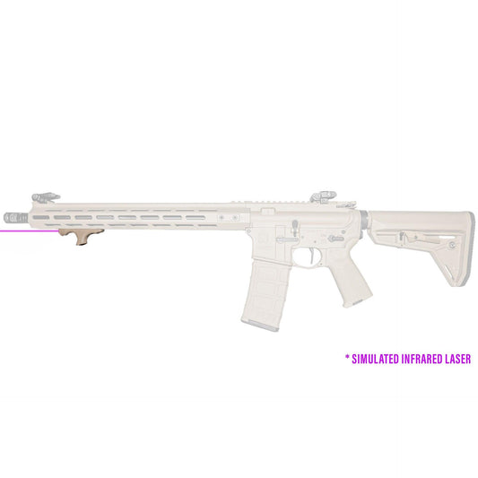 Viridian Green Laser Optics|Laser Sights Viridian Green Laser Viridian HS1 FDE AR Handstop with Infrared Laser M-Lok Mounting