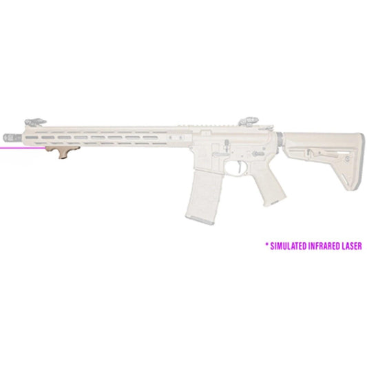 Viridian Green Laser Optics|Laser Sights Viridian Green Laser Viridian HS1 Hand Stop with Infrared Laser FDE with Picatinny Adapter