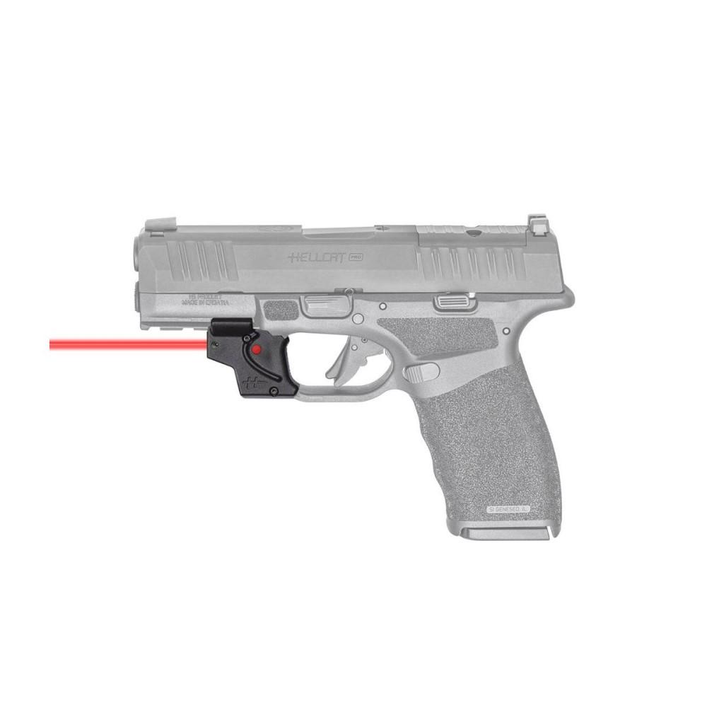 Viridian Green Laser Optics|Laser Sights Viridian Green Laser Viridian E Series Red Laser Sight for Springfield Hellcat Pro Black