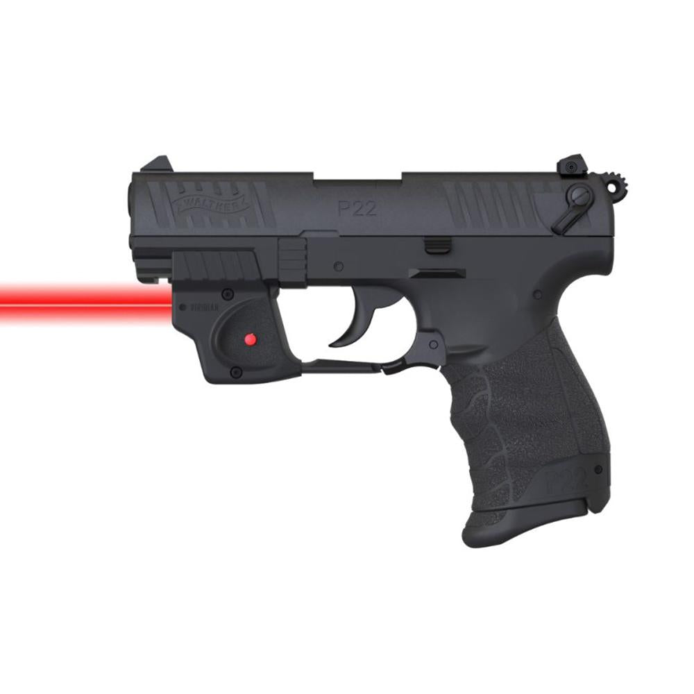Viridian Green Laser Laser Sights Viridian Green Laser Viridian E Series Red Laser for Walther P22 Black Retail Box