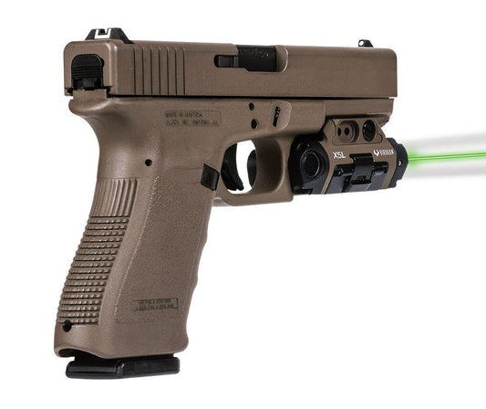 Viridian Green Laser Laser Sights Viridian Green Laser Viridian X5L-FDE Gen 3 Universal Mount Green Laser With Tactical Light MP Flat Dark Earth