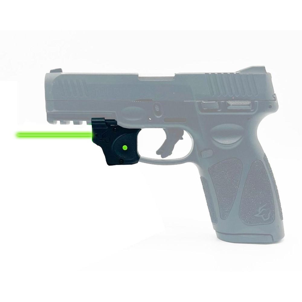 Viridian Green Laser Optics|Laser Sights Viridian Green Laser Viridian E Series Green Laser Black Taurus G2C/G3C/G3 with Kydex IWB Holster Black Right Hand