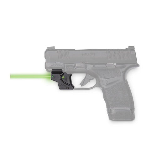 Viridian Green Laser Laser Sights Viridian Green Laser Viridian E Series Green Laser Black Springfield Hellcat with Kydex IWB Holster Black Right Hand