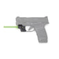 Viridian Green Laser Laser Sights Viridian Green Laser Viridian E Series Green Laser Black Springfield Hellcat with Kydex IWB Holster Black Right Hand
