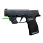Viridian Green Laser Laser Sights Viridian Green Laser Viridian E Series Green Laser Black Sig P365 with Kydex IWB Holster Black Right Hand