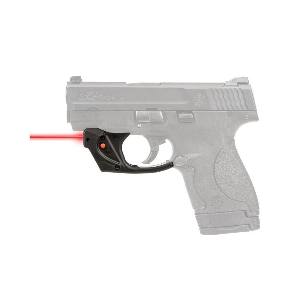 Viridian Green Laser Laser Sights Viridian Green Laser Viridian E Series Red Laser Black S&W Shield With Kydex Holster IWB Right Hand