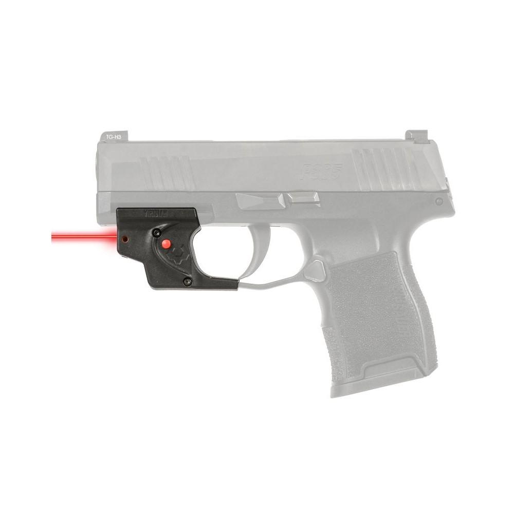 Viridian Green Laser Optics|Laser Sights Viridian Green Laser Viridian E Series Red Laser Black Sig P365/P365XL With Kydex Holster IWB Right Hand