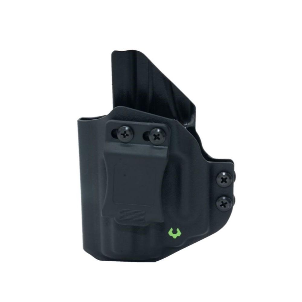 Viridian Green Laser Gun Holsters Viridian Green Laser Viridian Essential IWB Holster for Springfield Hellcat Pro New C5/CTL+ Black Right Hand