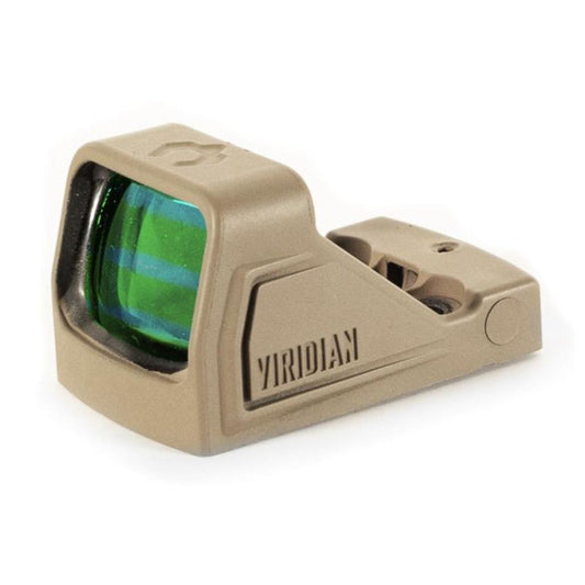 Viridian Green Laser Reflex Viridian Green Laser Viridian RFX11 Green Dot Reflex Sight 1x16 Shield RMSc Footprint FDE