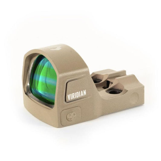 Viridian Green Laser Reflex Viridian Green Laser Viridian RFX15 Green Dot Reflex Sight Shield Footprint FDE