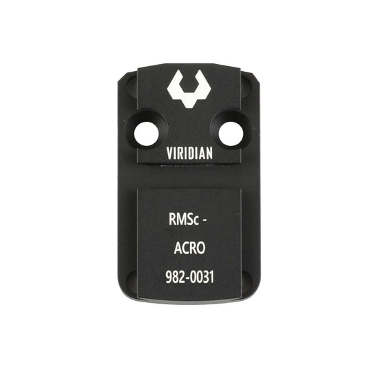 Viridian Green Laser Reflex Viridian Green Laser Viridian RFX44 Shield RMSc Mounting Plate
