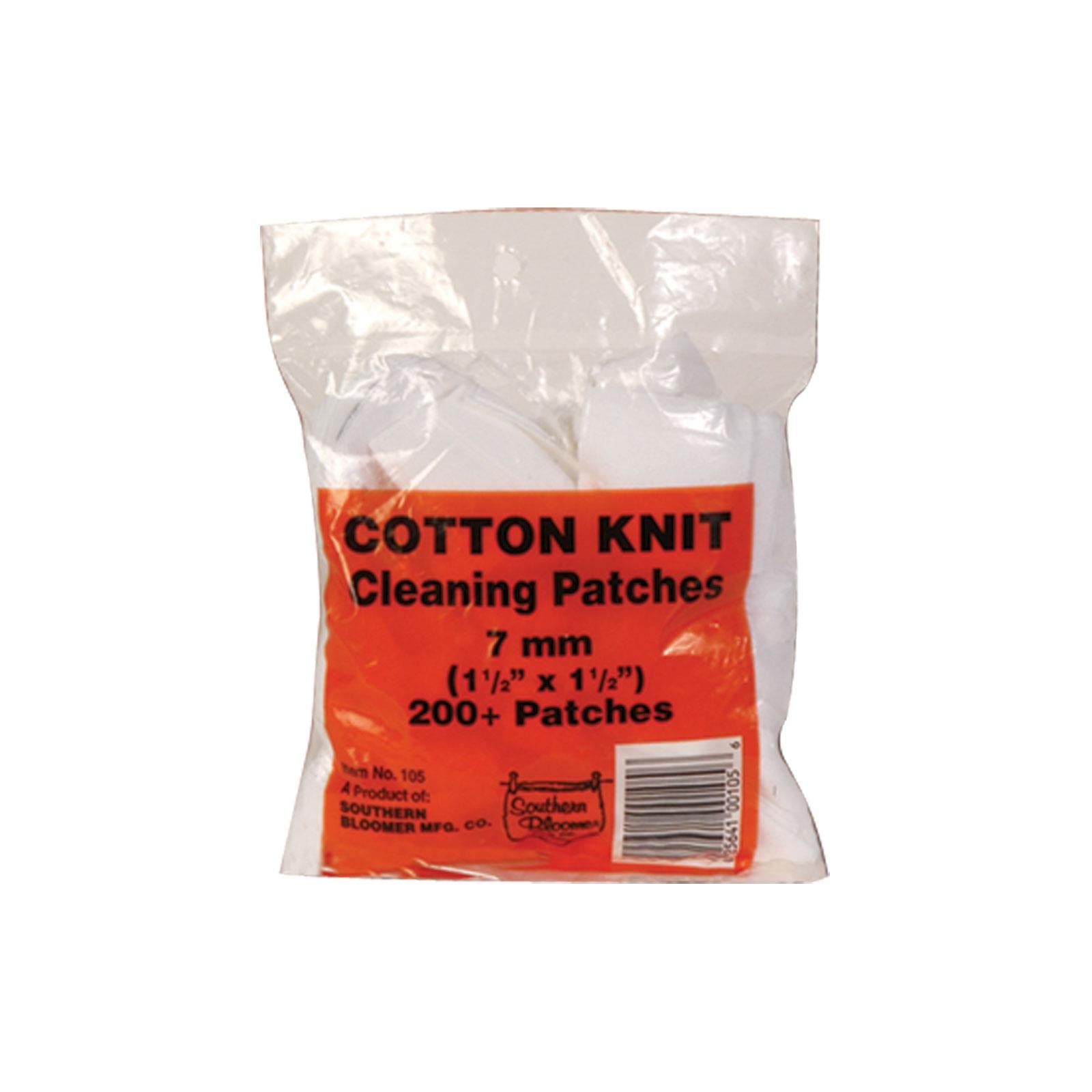 Southern Bloomer Mfg. Co. Gun Cleaning Jags Patch Holders &amp; Patches Southern Bloomer Mfg. Co. Southern Bloomer 7mm 1.5" x x1.5" 200/Pack