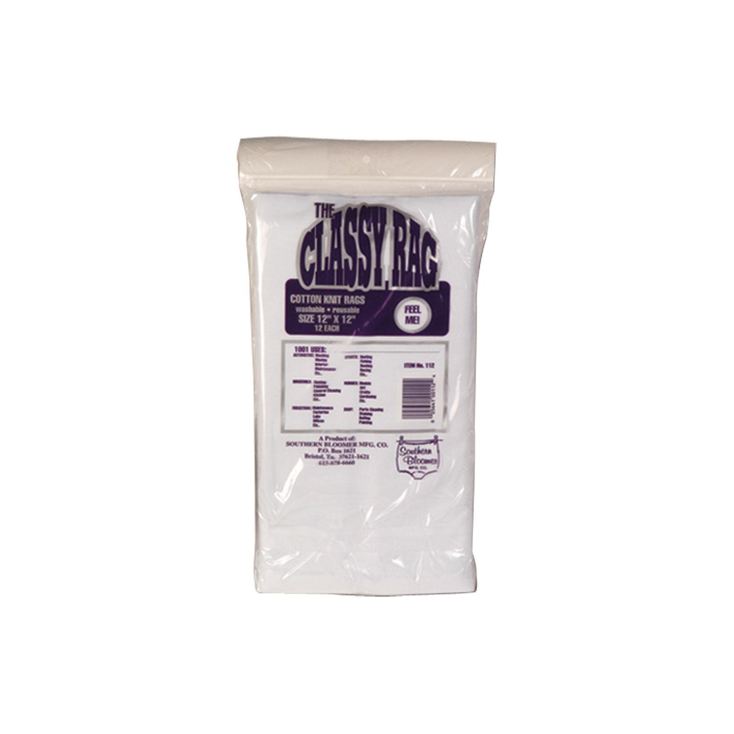 Southern Bloomer Mfg. Co. Gun Cleaning Jags Patch Holders &amp; Patches Southern Bloomer Mfg. Co. Southern Bloomer12"x12" The Classy Rag