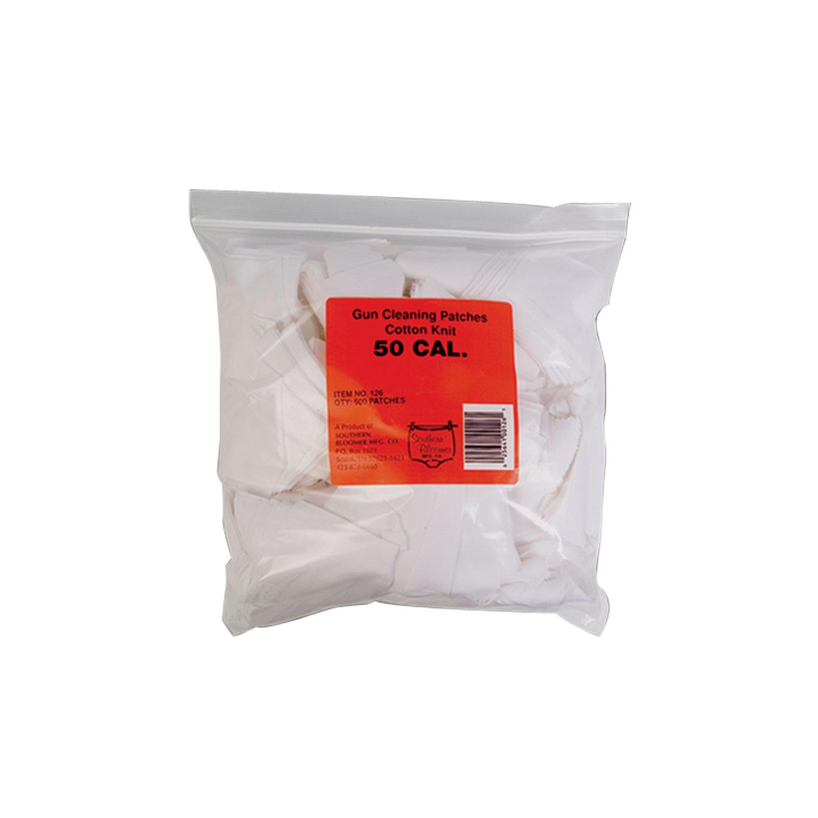 Southern Bloomer Mfg. Co. Gun Cleaning Jags Patch Holders &amp; Patches Southern Bloomer Mfg. Co. Southern Bloomer Rifle Patches 50 cal Rifle Patches - 500/ct