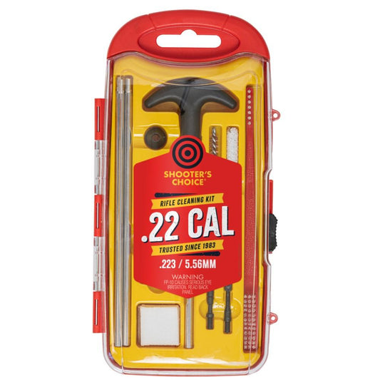 Shooters Choice Gun Cleaning Kits Shooters Choice LLC Shooters Choice 22 Cal Rifle Cleaning Kit with Aluminum Rod