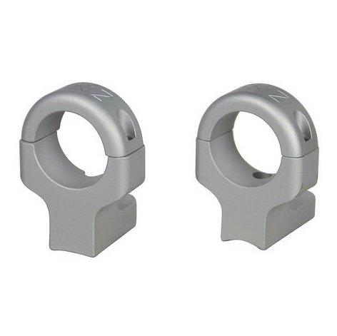 DNZ Optics|Scope Rings DNZ Game Reaper 2   2-Piece Scope Mount (2 Screws) - Browning A-Bolt Sako A7 Steyr Long & Short Action - 1" High Silver