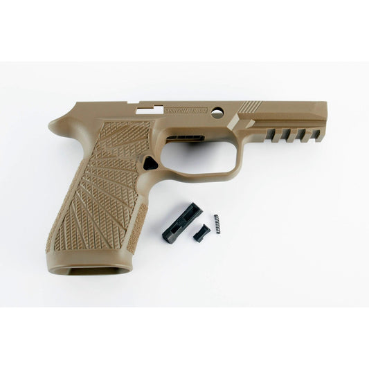 Wilson Combat Gun Parts|Grips Wilson Combat Wilson Combat Grip Module Sig Sauer P320 Carry No Manual Safety Tan