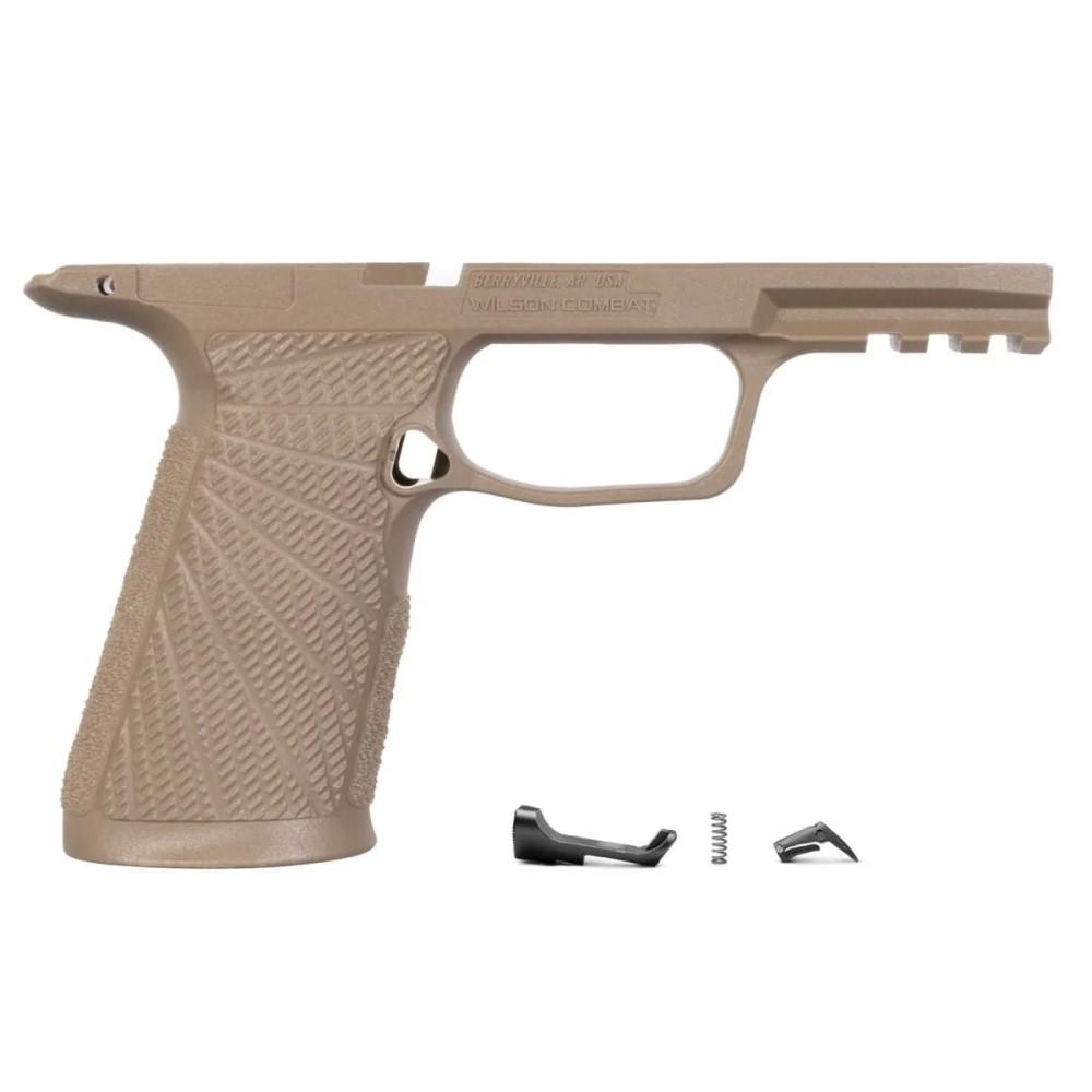 Wilson Combat Grips Wilson Combat Wilson Combat Grip Module WCP365 XMacro Short No Manual Safety Tan