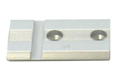Weaver Bases &amp; Mounts by Gun Make &amp; Model Weaver Weaver Standard Top Mount Aluminum Scope Base - Silver - #36S - S&W 1500 1600 1700 REAR
