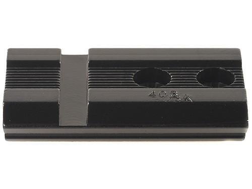 Weaver Bases &amp; Mounts by Gun Make &amp; Model Weaver Weaver Standard Top Mount Aluminum Scope Base - Gloss Black - #403 - FRONT Big Bore / Winchester 94