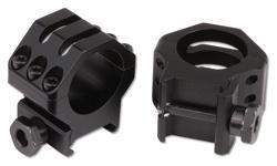 Weaver Scope Rings Weaver Weaver 6-Hole Aluminum Scope Rings - Matte - 1" XX-High