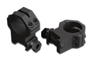 Weaver Scope Rings Weaver Weaver 4-Hole Skeleton Aluminum Scope Rings - Matte - 1" XX-High