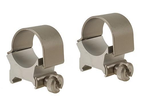 Weaver Scope Rings Weaver Weaver Detachable Top Mount Aluminum Scope Rings 1" High - Silver