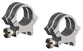 Weaver Scope Rings Weaver Weaver Quad Lock Detachable Scope Rings 1" High - Silver