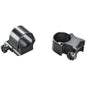 Weaver Scope Rings Weaver Weaver 1" Ring Detachable Top Mount Medium EXT Black Clam