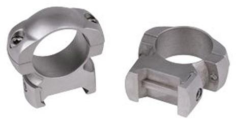 Weaver Scope Rings Weaver Weaver Grand Slam Steel Top Mount Scope Rings 1" Medium Silver